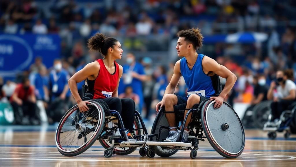Athletes in Wheelchair Basketball Demonstrate Elite Skills at Global Competition